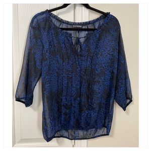 Express Print Blouse